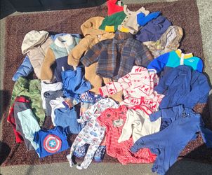 Toddler boys 6-12 clothing bundle