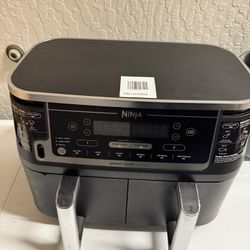  Ninja - Foodi 6-in-1 10-qt. XL 2-Basket Air Fryer with DualZone Technology & Smart Cook System - Black