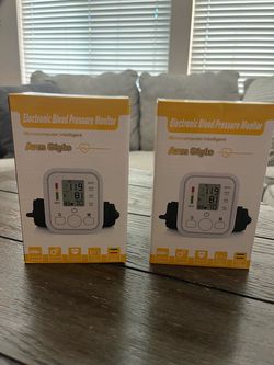 2 new electronic blood pressure monitors