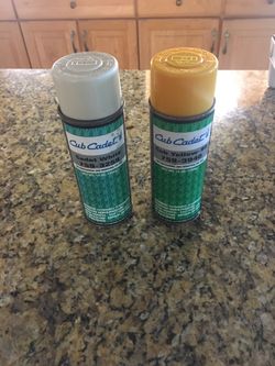 Cub cadet paint like new- $15 for both