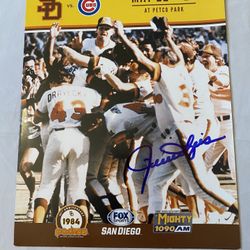 San Diego Padres Autograph Program Rollie Fingers MLB Hall Of Fame 
