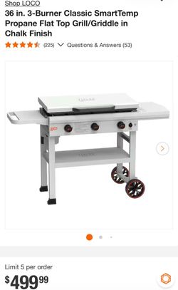 3-burner griddle