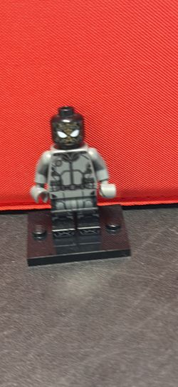 Lego Superheroes - Spider-Man - Black and Gray Suit (Stealth Suit) Minifigure