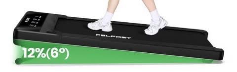 NEW Walking Pad, Folding Treadmill, 12% Auto Incline, Speed 0.6-4MPH, 450lb Weight Capacity