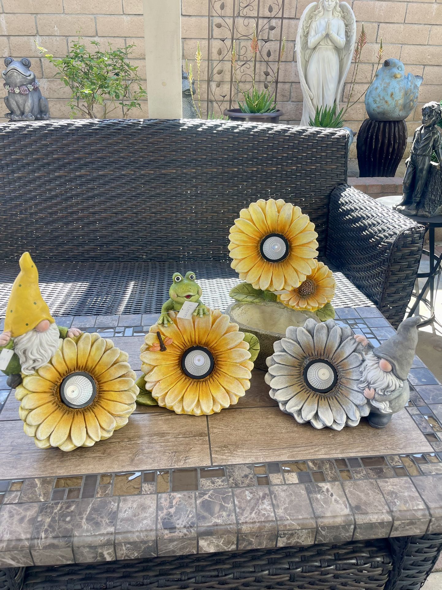 Solar Sunflowers 🌻 Outdoors Decor Set