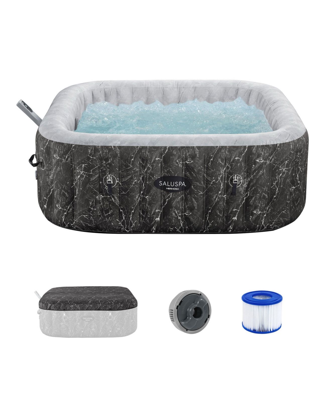 SaluSpa Hermosa Smart AirJet Inflatable Hot Tub - Thumbnail 5