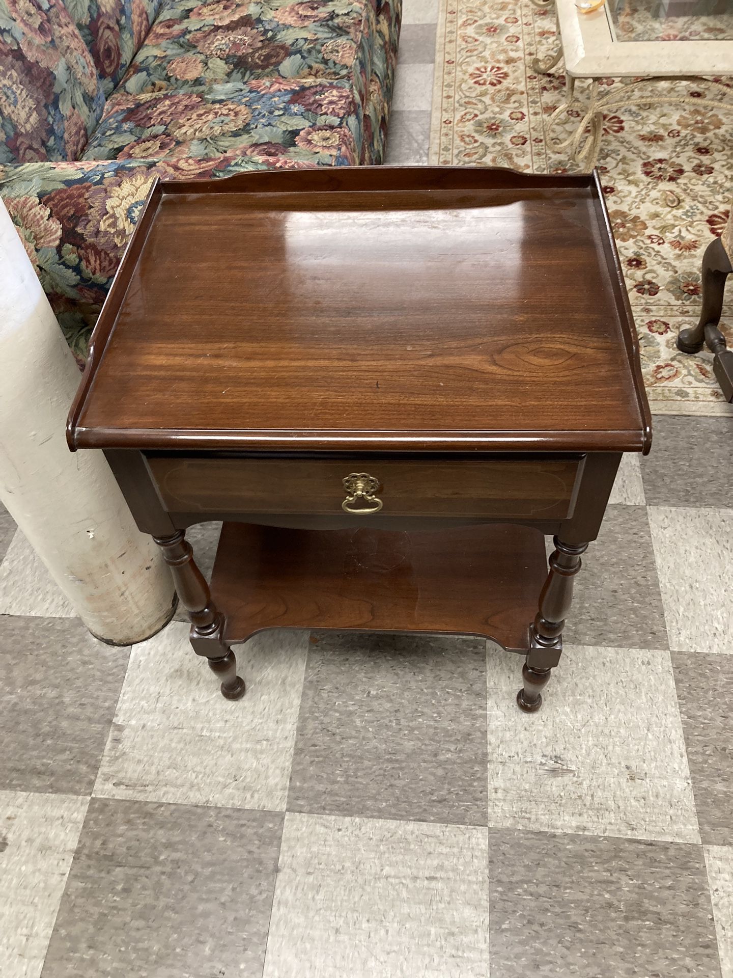 Thomas Veal’s Colonial Furniture 1 Drawer Side Table