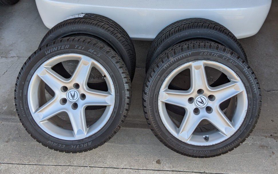 Acura TL Tires 2 Snow on Wheels 2 High Performance All Season