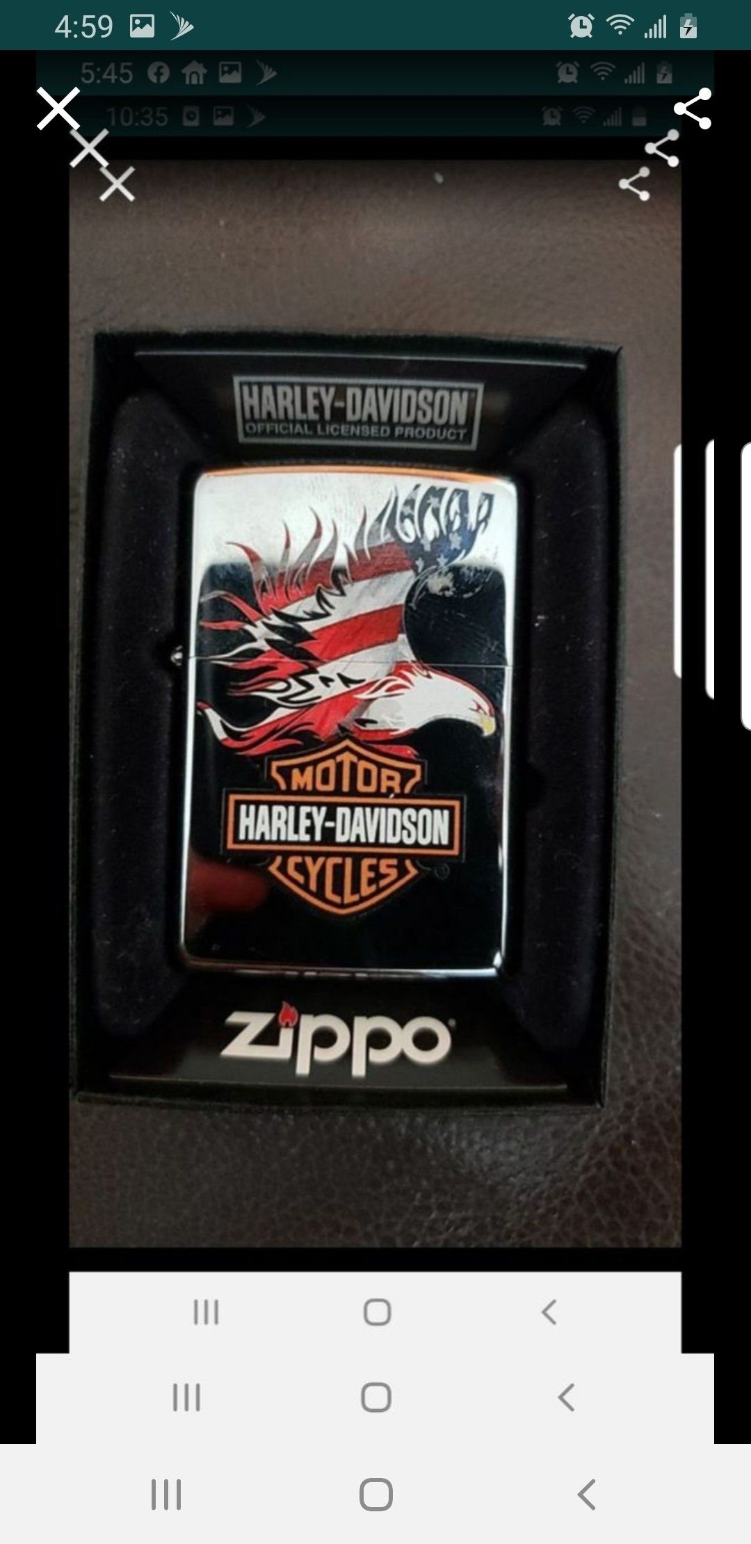 Harley Davidson zippo lighter