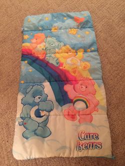 Carebear sleeping bag