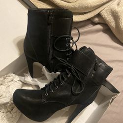 Express women's boots black