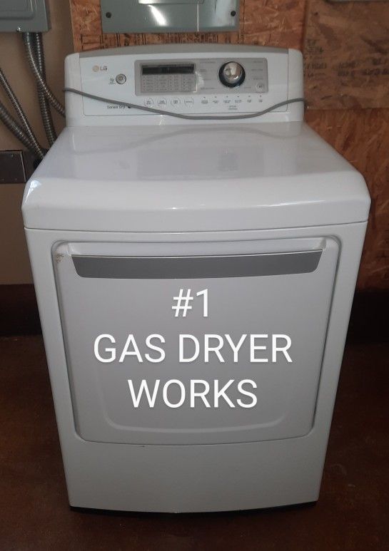 LG Smart Sensor GAS DRYER....WORKS, 9 yrs old