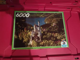 Schmidt Puzzle 6000 Piece Castle Scenic Jigsaw Neuschwanstein