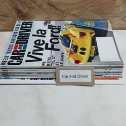 Misc Car And Driver Magazines 