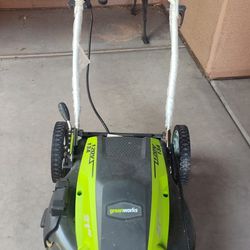  Green Works Electric Lawn Mower 