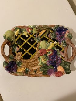 Ceramic  Tray.