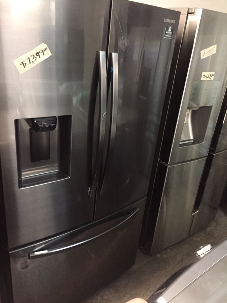 Stainless Steel 28 Cu Ft 3 Door French Refrigerator