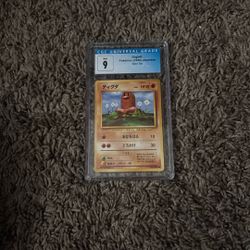 Graded Diglett Mint 9 1996 base set