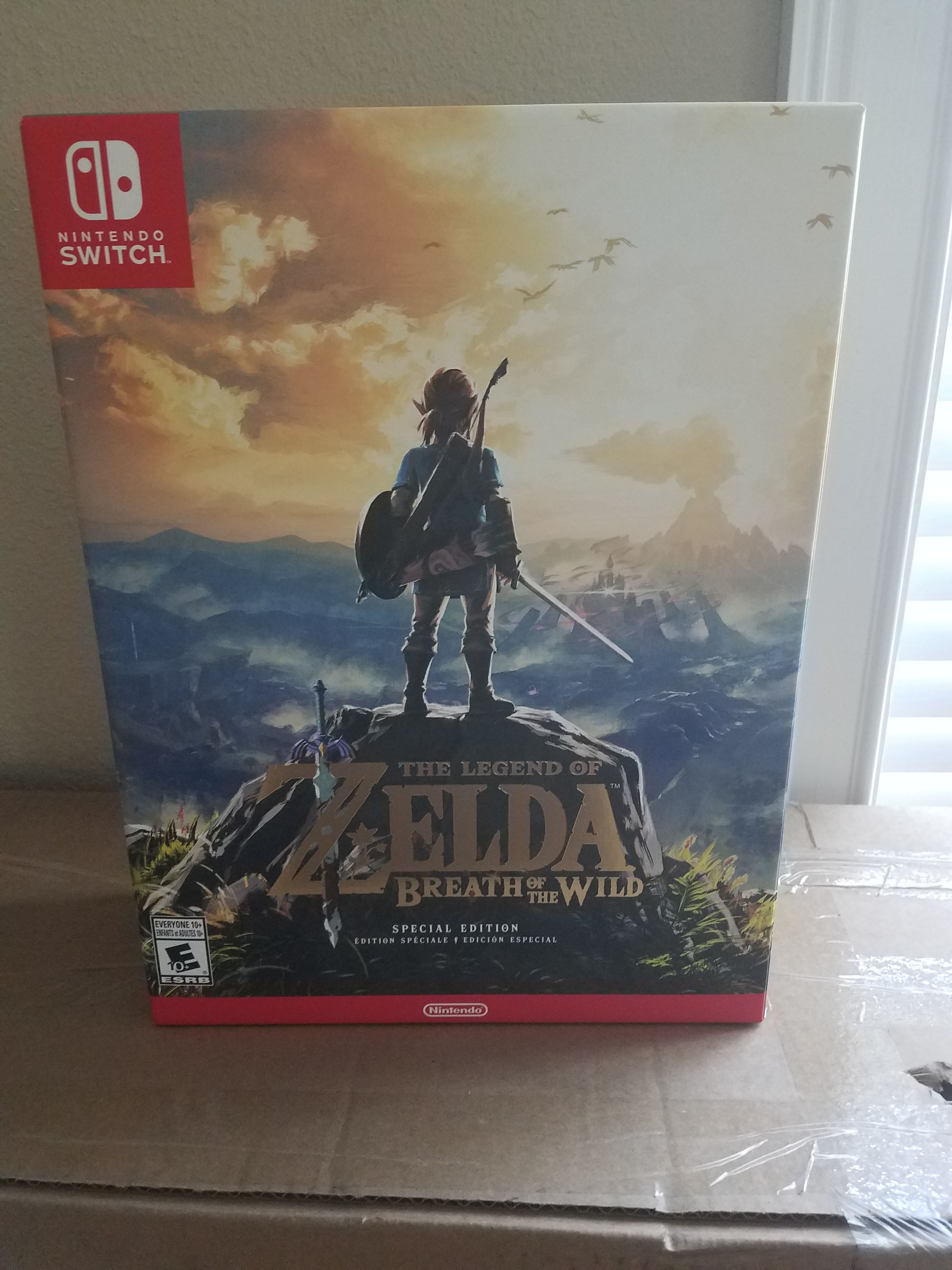 Legend of Zelda Breath of the Wild Special Edition, sealed & unopened