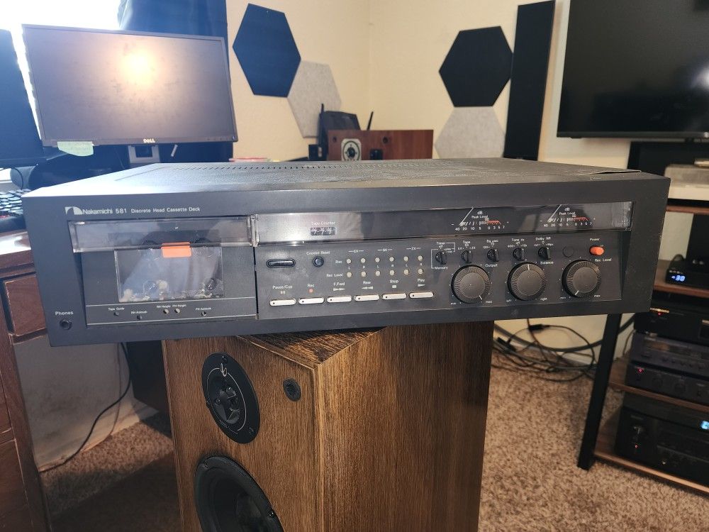 Nakamichi 581 Vintage 3 Head Cassette Deck