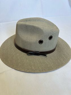 Wide Brim Woven Sun Hat