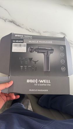 Bodi-Well Muscle Massager Gun 10 Heads
