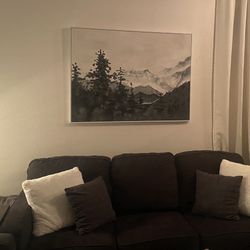 Mountain Scene Framed Art
