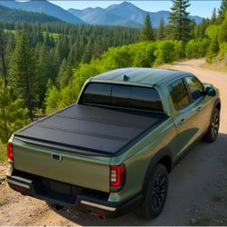Hard Tri-fold Truck Bed Tonneau Cover Fits for 2017-2026 Honda Ridgeline