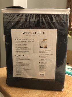 Bed Sheet Set - Navy Blue - Cal King