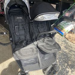 Jeep Destination Ultralight Side X Side Double Stroller 