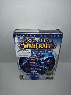 World of Warcraft: Wrath Of The Lich King Expansion Set PC Gaming Game In Box
