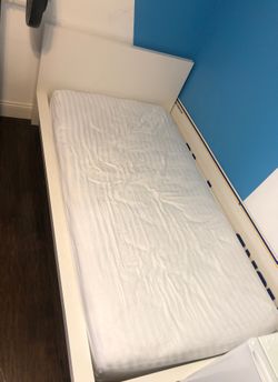 Bed frame and mattress