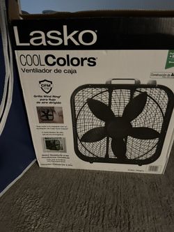 2 NEW LASKO FAN/ VENTILADOR DE CAJA