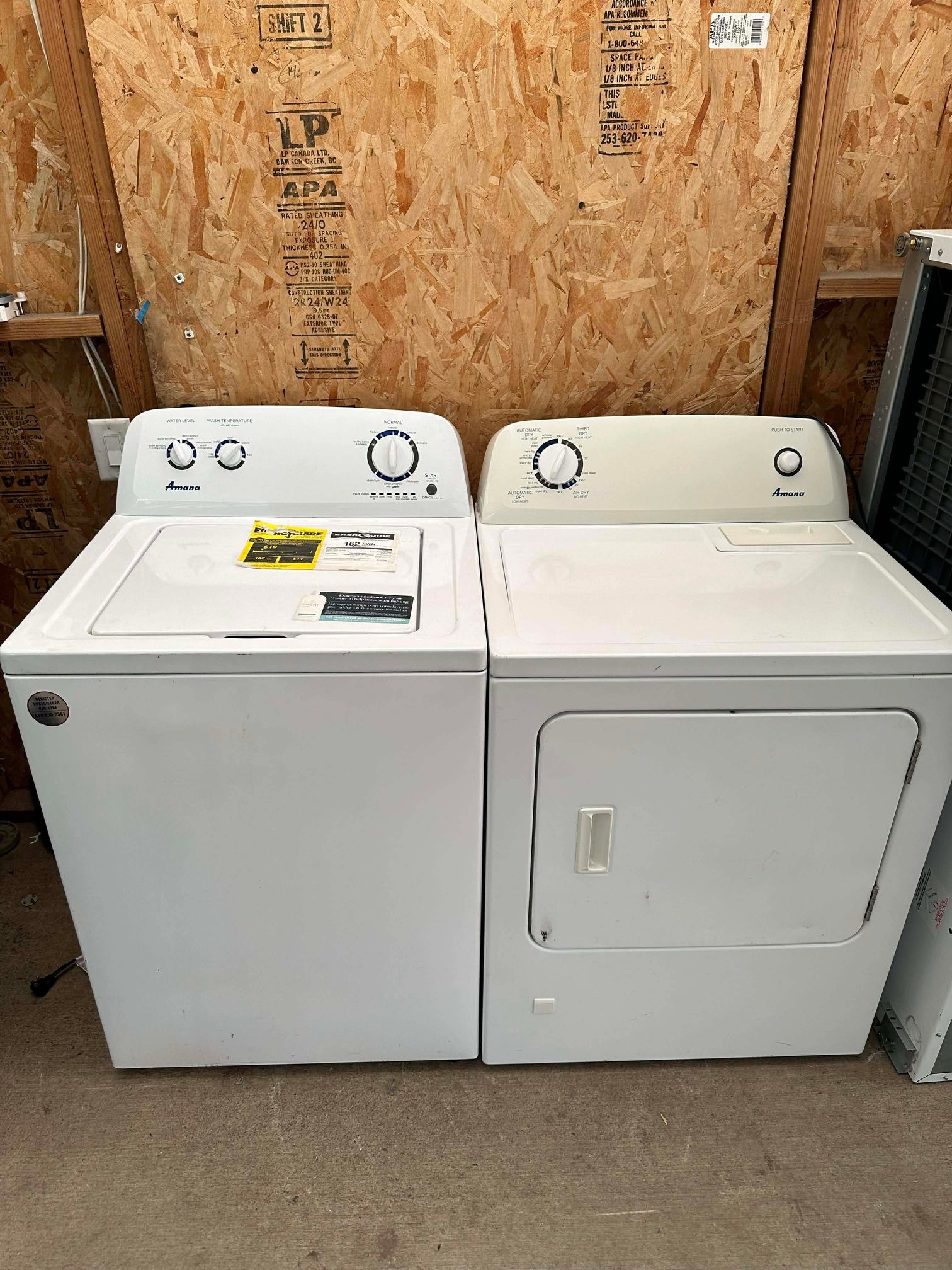 Amana-washer-and-gas-dryer