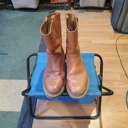 HERMAN(survivors)brown leather laceless boots