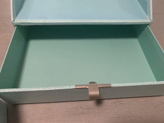 Martha Stewart Avery turquoise desk organizer set Thumbnail