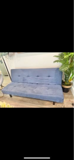 5 foot blue couch