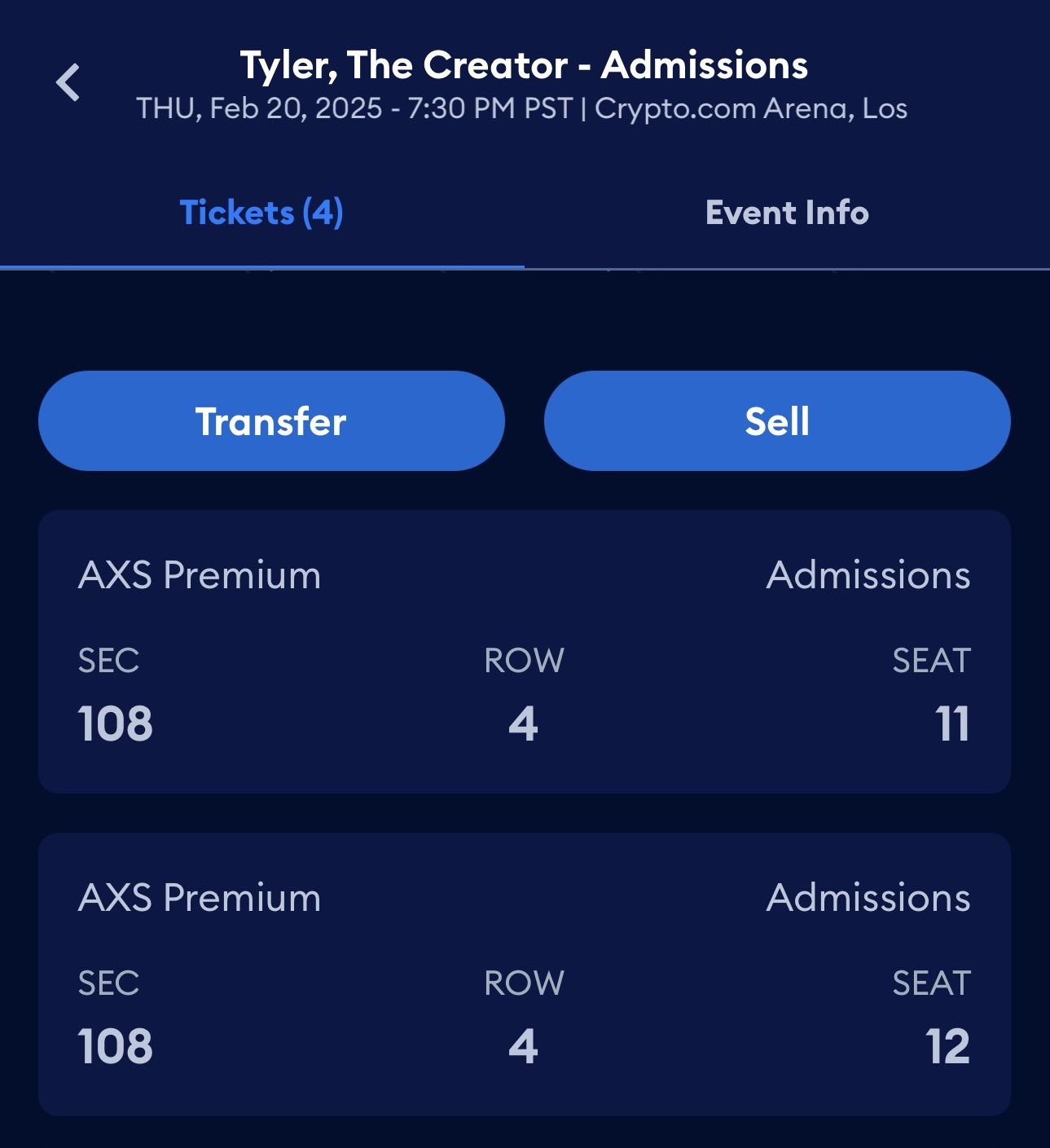 Tyler The Creator Tickets
