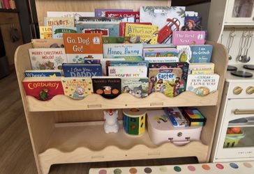 Montessori BOOKSHELF (books not Included)