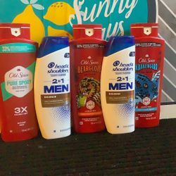 3-Men Body Wash 24oz 2-2in1 Head & Shoulder All For $26