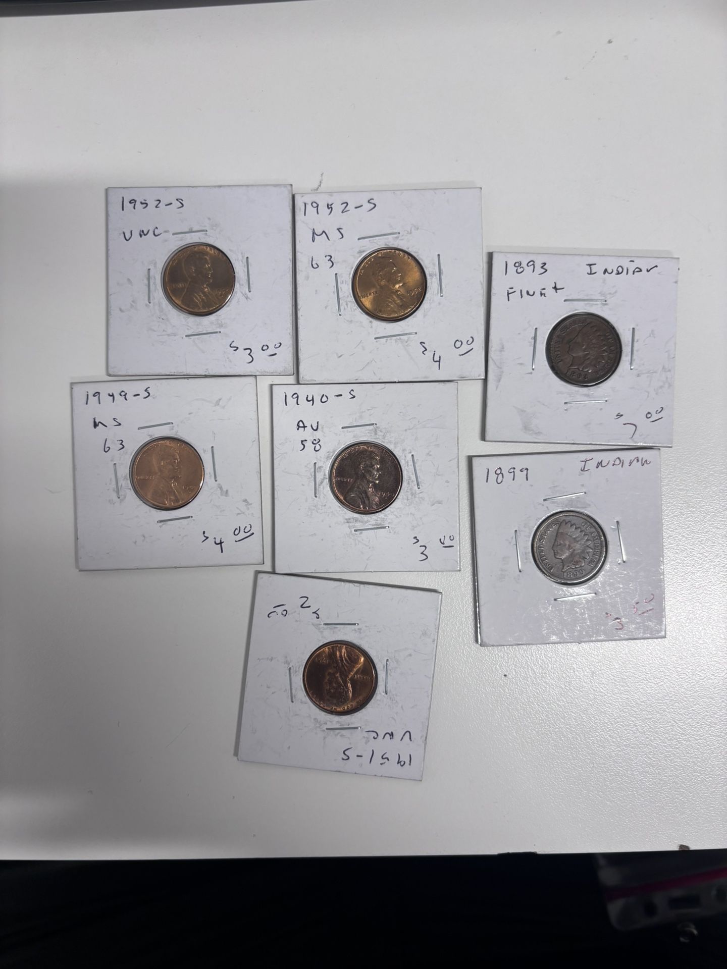 Wheat And Indian Cents 