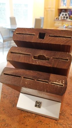Wusthoff knife holder block, knives storage