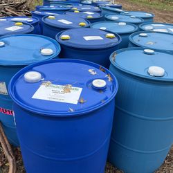 💧 55-Gallon Food Grade Blue Barrels – $40 (Washington, WV)