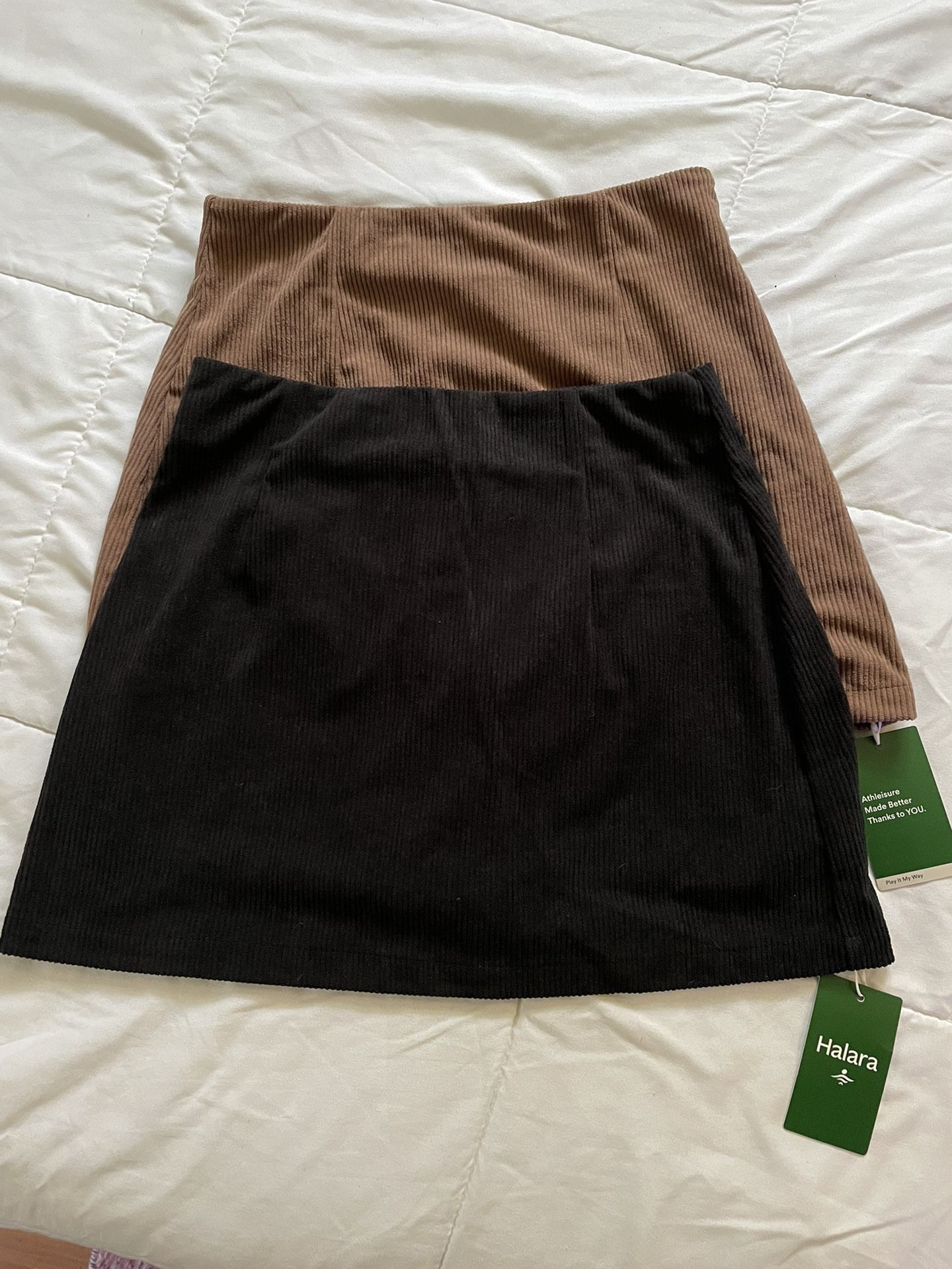 Halara Black And brown Skorts
