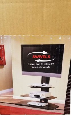 New Stealth TV Stand with Shelves