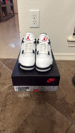 Jordan 4 White Cement Size 10M