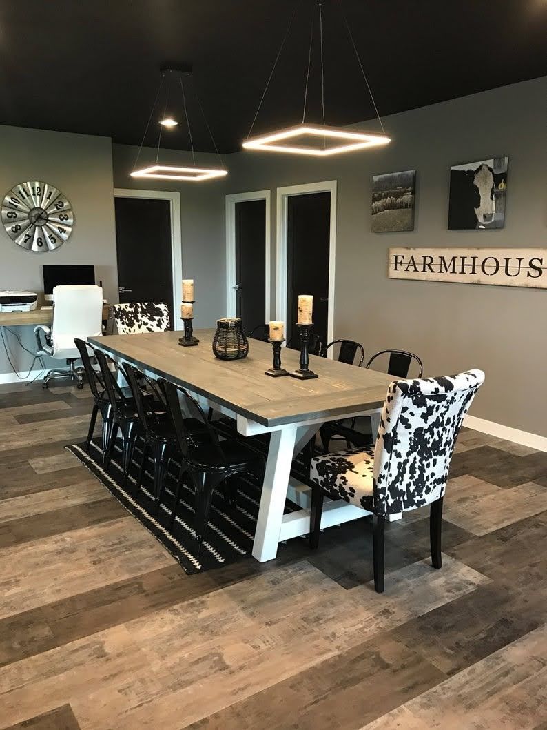 Custom Designed Farmhouse Dining Tables.