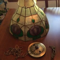 Capiz Shell Hanging Lamp