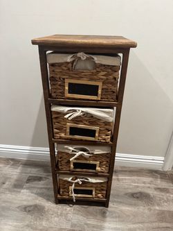 4 drawer with baskets