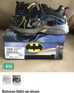 Batman kids shoes